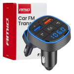 Auto- ja mootorrattatooted, elektroonika, navigatsioon, CB raadio // Auto heli, FM-saatjad // Transmiter samochodowy fm 2&times;usb-a 12v 24v amio-04648