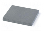 Foam insert | grey | 305x285x30mm