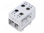 Splice terminal: distribution block | for DIN rail mounting