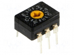 Encoding switch | HEX/BCD | Pos: 16 | THT | Rcont max: 200m&Omega; | 1Ncm