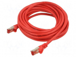 Patch cord | S/FTP | Cat: 6 | RJ45 plug,both sides | stranded | CCA | 5m