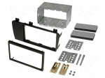 Radio mounting frame | Volvo | 2 DIN | black
