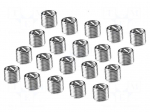 Threaded insert | steel | M8 | for thread repair | 20pcs.