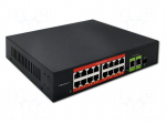 Switch Ethernet | IEC C13,RJ45 socket x18,SFP x1 | PnP,PoE (PoE)