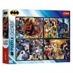 M&auml;nguala | PC | Konsoolid | Tarvikud // Harivad m&auml;nguasjad | Interaktiivsed | Loomingulised | Kunstilised // Puzzle - 4x250 - Batman w akcji - Trefl 13310