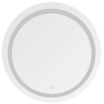 Mirror with LED lighting &Oslash; 60 cm, 24W, 3CCT