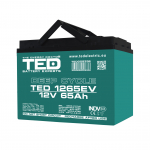 12V 65Ah s&uuml;vat&uuml;hjenemise geelaku | 224 x 150 x 175 mm | TED