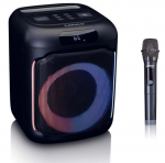 Speaker Lenco PA-101BK Compact IPX4 Party Speaker + Wireless Microphone