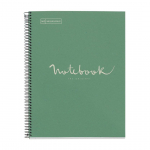 MAUL A613551 writing notebook A4 80 sheets Green