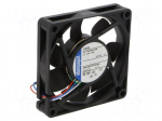 Fan: DC | axial | 70x70x15mm | 28m3/h | 25dBA | slide bearing | 3300rpm