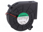 Fan: DC | blower | 12VDC | 97x95x33mm | 92.93m3/h | 63.2dBA | 6800rpm