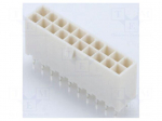 Connector: wire-board | socket | male | PIN: 20 | Mini-Fit Jr | straight