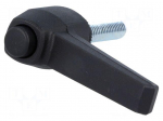 Lever | adjustable | Thread len: 25mm | Lever length: 50mm