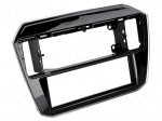 Radio frame | Seat,VW,&Scaron;koda | 1 DIN | black gloss