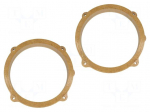 Spacer ring | MDF | 165mm | Alfa Romeo | impregnated,varnished