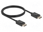 Cable | DisplayPort plug,both sides | DisplayPort 2.1 | Len: 1m