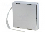 Heat shrink sleeve | glueless | 2: 1 | 9.5mm | white | polyolefine