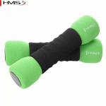 Adjustable dumbbells HMS CM07 Premium Comfort Fit Shape Soft Grip 2 x 1.5 kg Black-Green