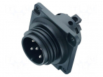 Connector: circular | 125V | 3A | PIN: 24 | socket | male | soldering | IP65