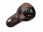Mobiiltelefonid ja tarvikud // USB autolaadijad // 75-696# Ładowarka samochodowa gniazdo 2x usb-a+usb-c 100w g100w