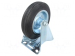 Transport wheel | &Oslash;: 160mm | W: 25mm | H: 197mm | rigid | 150kg | -20&divide;60&deg;C