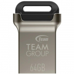 Team Group C162 64GB USB Flash Drive USB-A 3.2 Gen1 Silver Black