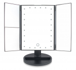 Rio MMFD-EU/1,6 24 LED Touch Dimmable Makeup Mirror, Black
