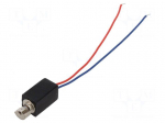 Motor: DC | vibration | 2.4&divide;3.5VDC | 100mA | 11.6x4.6x4.8mm | 10000rpm