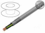 Wire | &Ouml;LFLEX&reg; CLASSIC 110 SY | 7G1mm2 | PVC | transparent | 300V,500V