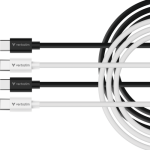 Cable Verbatim Essentials Sync&Charge Black and White 60W 1m 2-pack