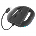 iPega P5S035SAH Vertical Stand (2xUSB-A) with RGB for PS5 Slim/PS5 Pro / black
