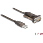 DELOCK Adapter USB2.0 T&uuml;&uuml;p-A > 1x Seriaal RS-232 D-Sub 9Pin S