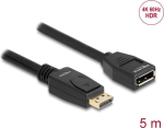 S&uuml;steemi AV-signaali edastamise pikenduskaabel Delock DELOCK DisplayPort 1.2 4K 60 Hz 5 m
