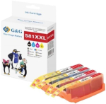 G&G XXL-tindipatruunide komplekt 4 tk Canon CLI-581XXL BK/C/M/Y