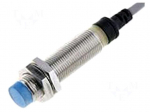 Sensor: inductive | Output conf: 2-wire NO | 0&divide;4mm | 10&divide;30VDC | M12