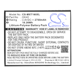 2700mAh Battery for Motorola Moto E3, Moto E4, Moto E5 Play, Moto G5, GK40, SNN5967A, SNN5967B