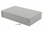 Enclosure: multipurpose | X: 152mm | Y: 254mm | Z: 51mm | 1411 | aluminium
