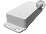 Enclosure: multipurpose | X: 50mm | Y: 100mm | Z: 25mm | 1590W | aluminium