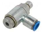 Throttle-check valve | 0.2&divide;10bar | zinc casting chrome | 1580l/min