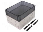Enclosure: multipurpose | X: 130mm | Y: 180mm | Z: 111mm | TK PS | grey