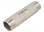 Splice terminal: connector pipe | stainless steel AISI 316L