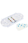 Optical splicing cassette with fiber holders 200-400, for 24 fibers