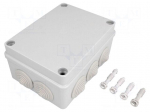 Enclosure: junction box | X: 110mm | Y: 150mm | Z: 70mm | IP65 | grey
