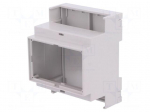 Enclosure: for DIN rail mounting | Y: 90mm | X: 71.2mm | Z: 53mm | PPO