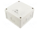 Enclosure: junction box | X: 127mm | Y: 127mm | Z: 75mm | polycarbonate