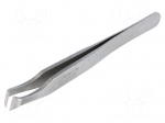Tweezers | 115mm | for precision works | Blades: curved
