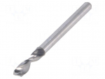 Drill bit | PCB | &Oslash;: 3.6mm | L: 38.2mm | 1/8" (3,175mm)
