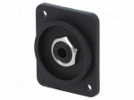 Socket | Jack 3,5mm | female | mono | soldering | Case: XLR standard
