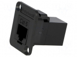 Coupler | EH | Cat: 6 | RJ45 socket,both sides | Case: XLR standard