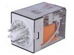 Relay: electromagnetic | DPDT | Ucoil: 24VAC | 10A/250VAC | 10A/30VDC